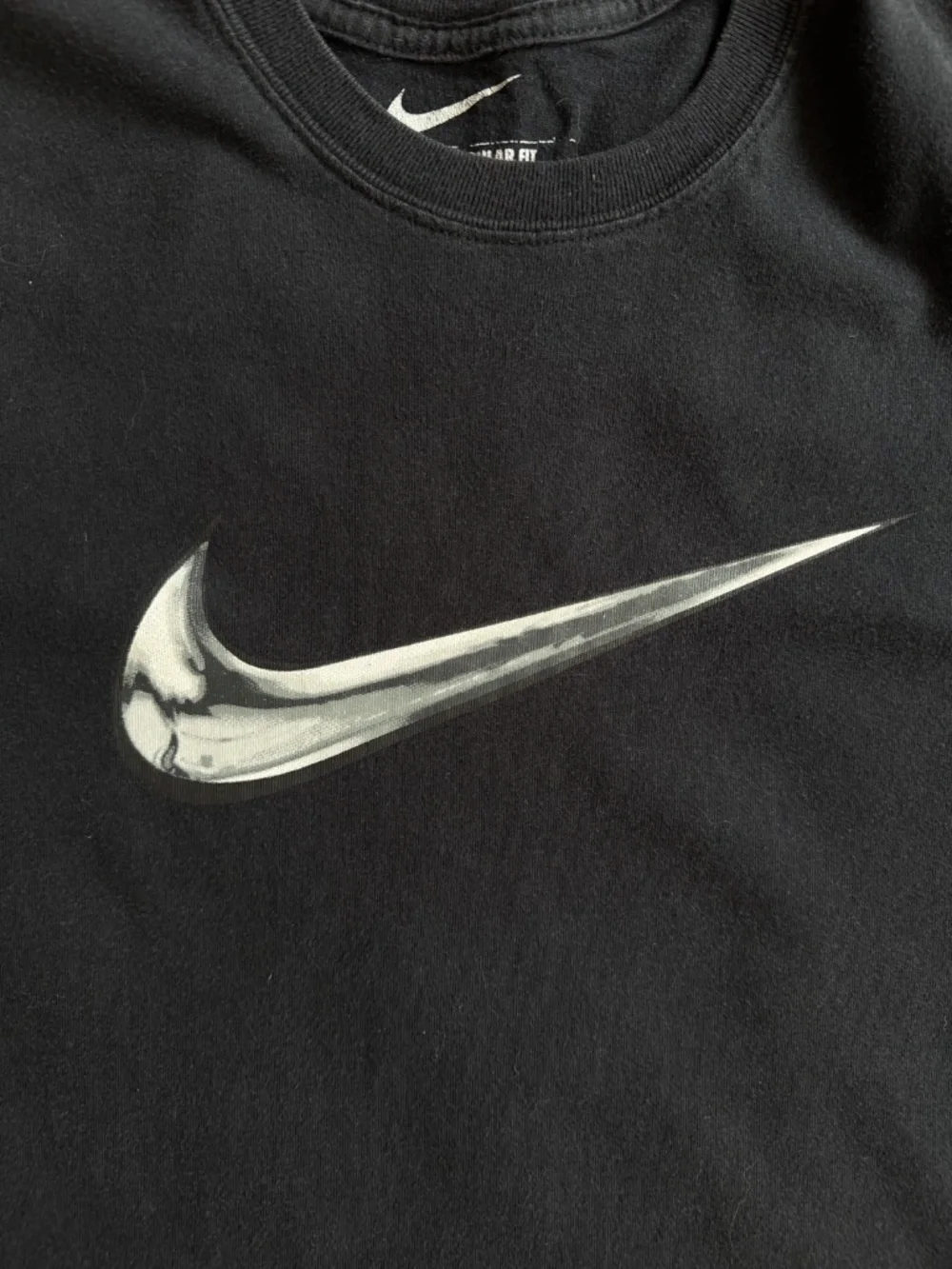 Nike Chrome Swoosh Logo